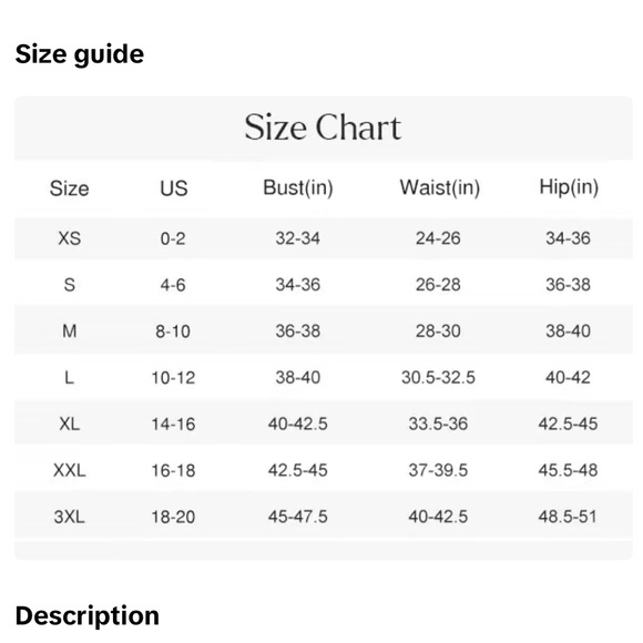 Stylish Size Chart Guide - Picture 4 of 4
